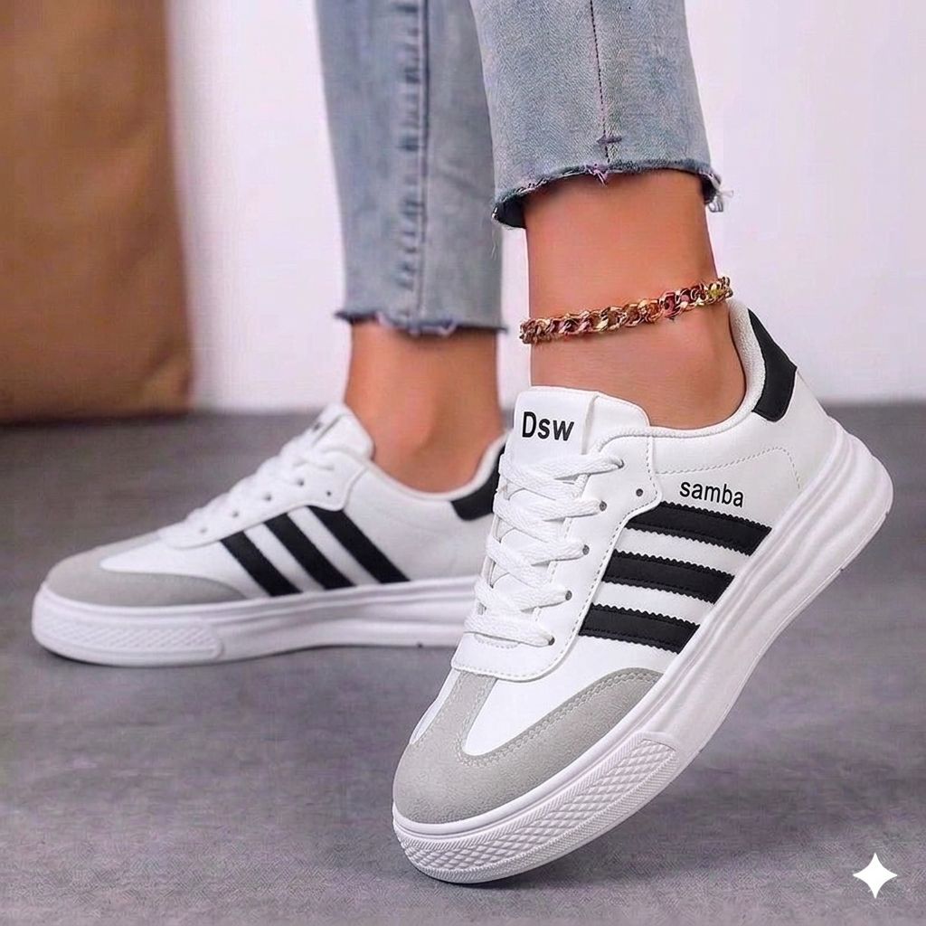 Women's retro panda high-top sneakers in black and white with padded ankle collar.