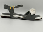 Crystal Strap Transparent Flats