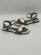 Crystal Strap Transparent Flats