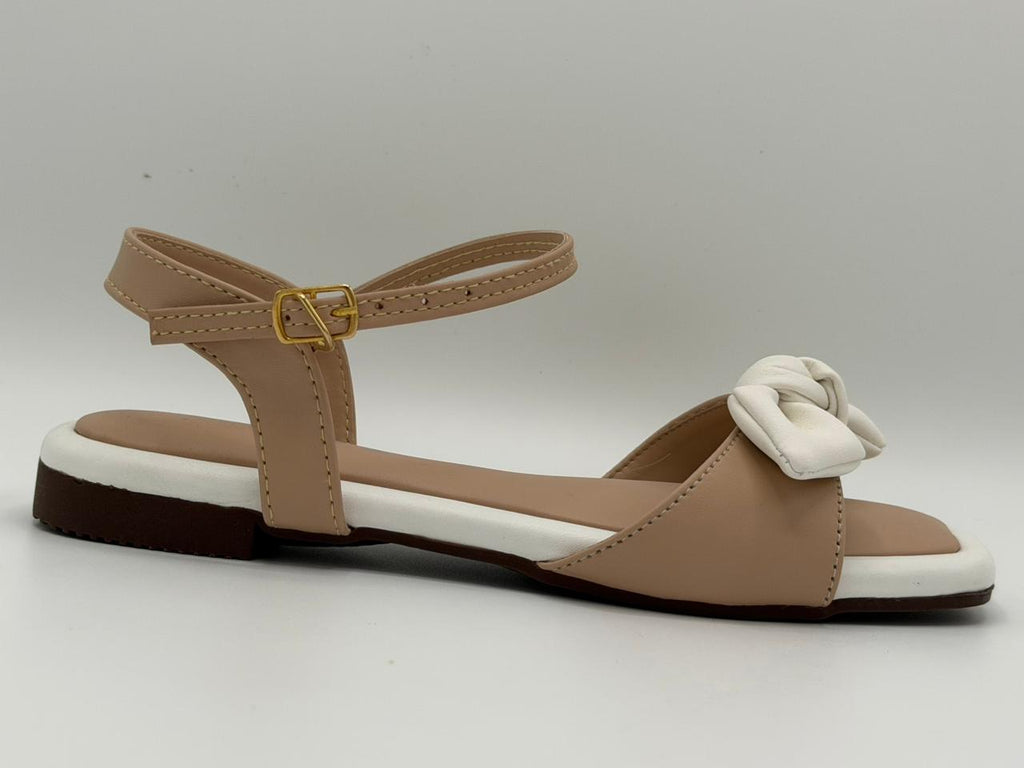 Crystal Strap Transparent Flats