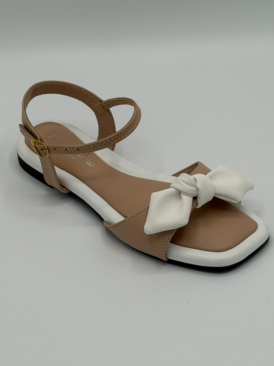 Crystal Strap Transparent Flats