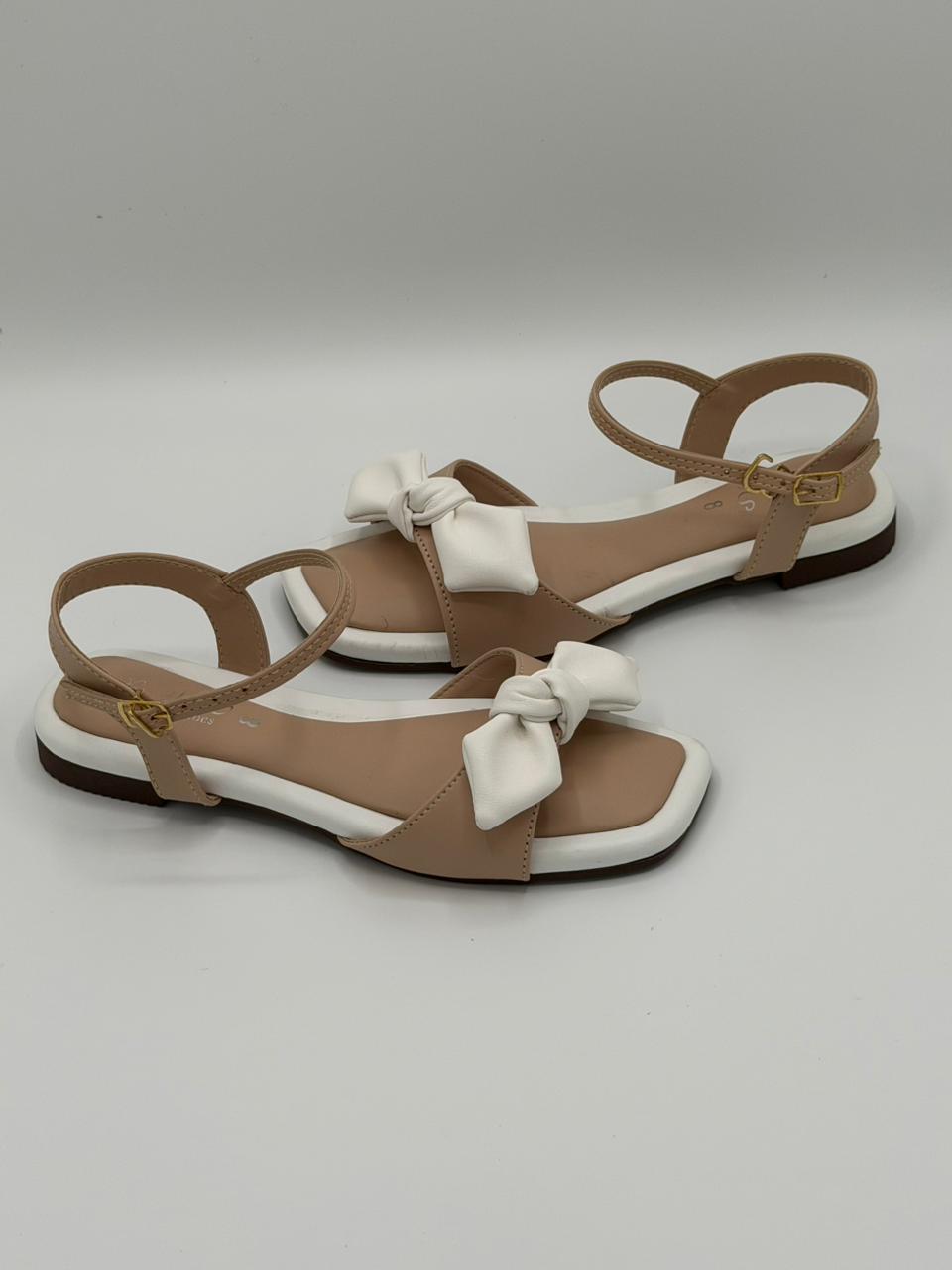Crystal Strap Transparent Flats
