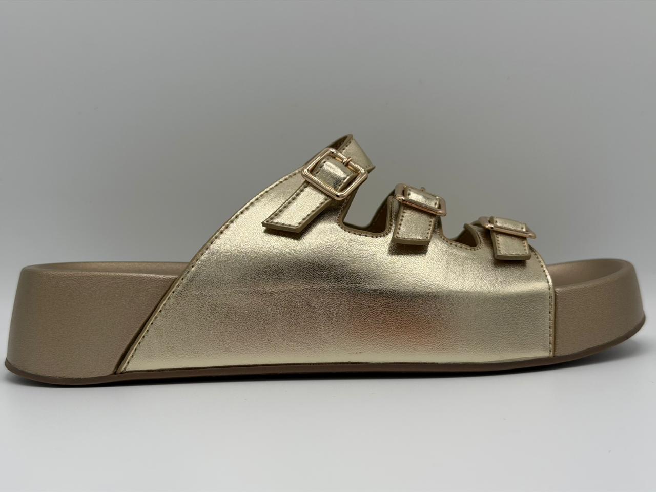 Triple Buckle Comfort Slides