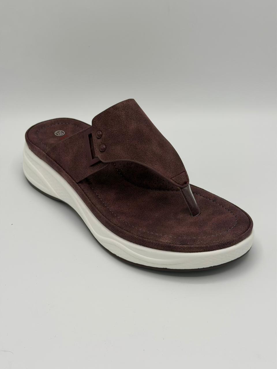 Women's Suede Comfort Thong Sleepers