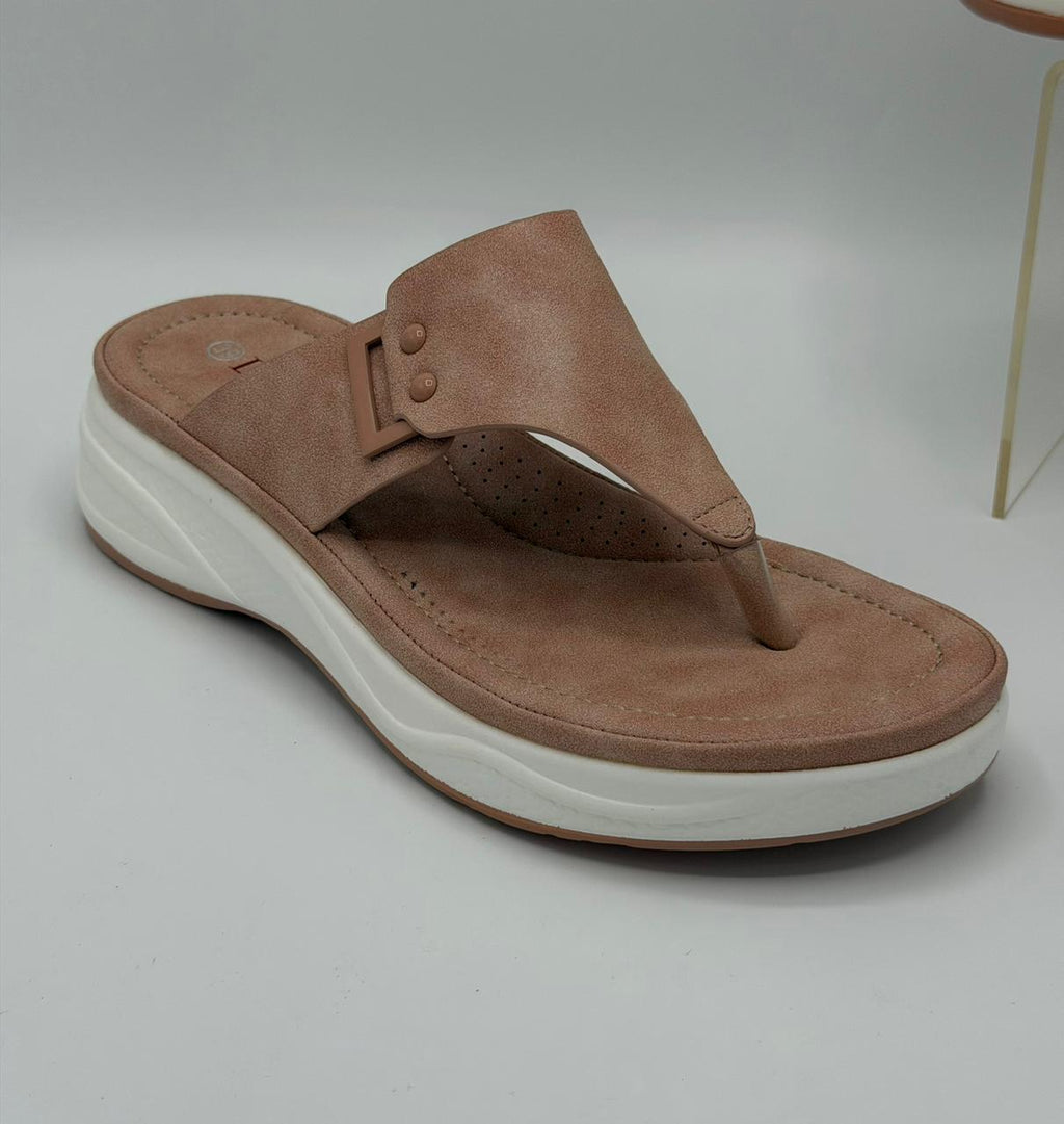 Women's Suede Comfort Thong Sleepers