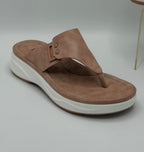 Women's Suede Comfort Thong Sleepers
