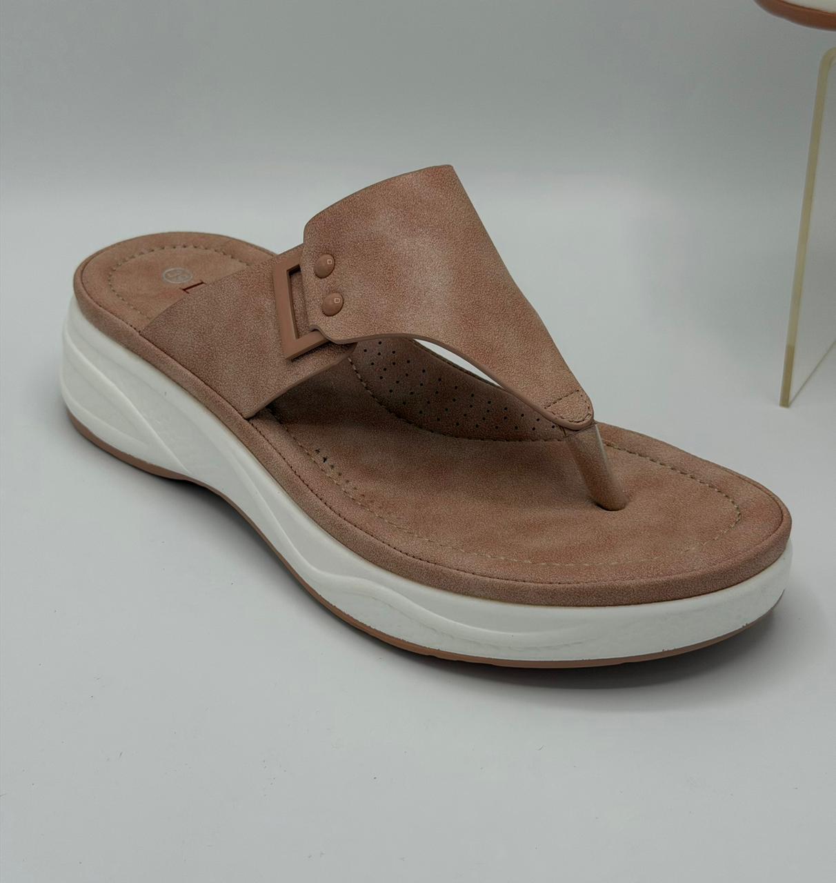 Women's Suede Comfort Thong Sleepers
