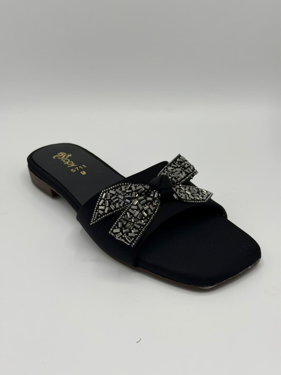 Luxe Rhinestone Pointed Kitten Heels