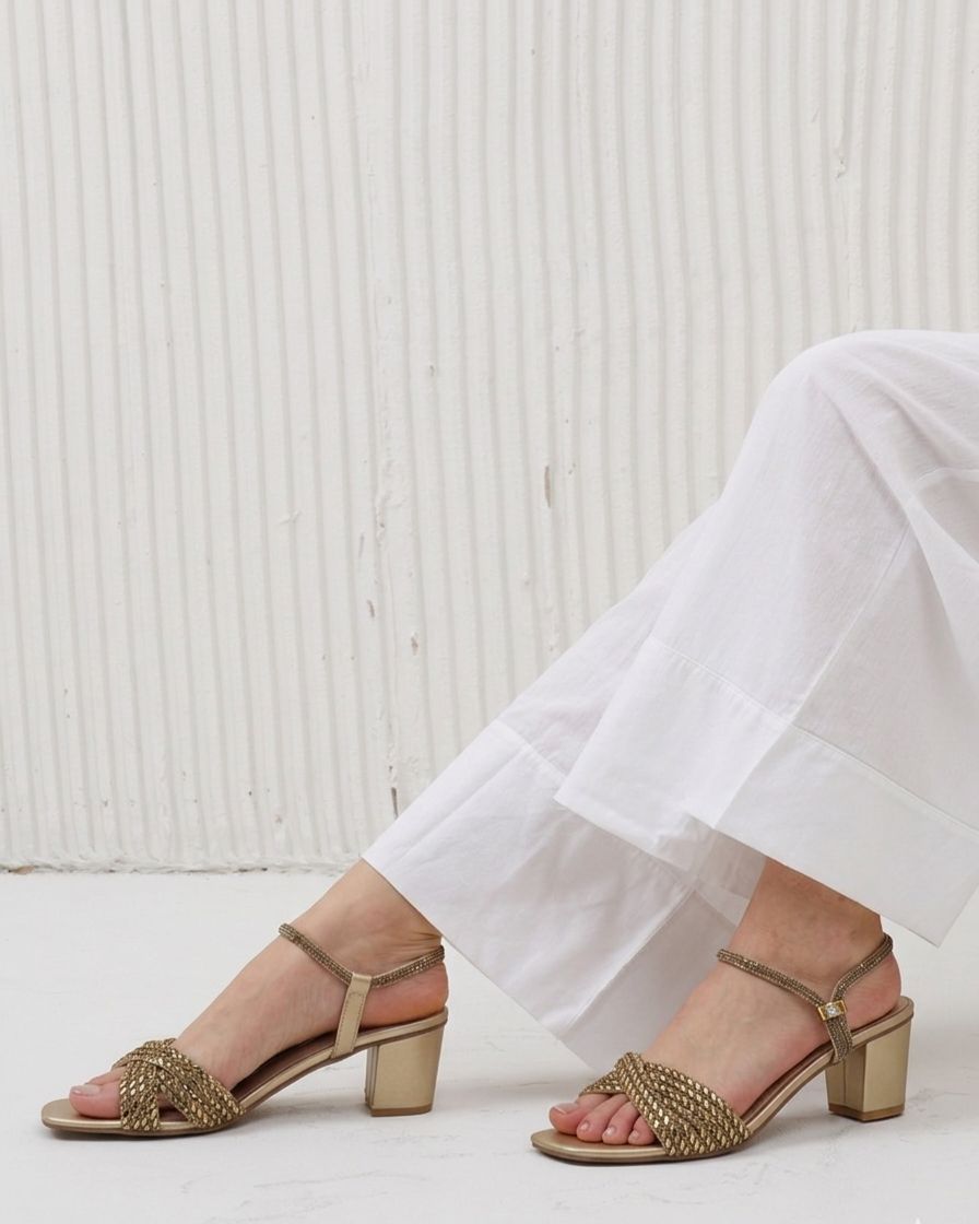 Luxe Braided Block Heels