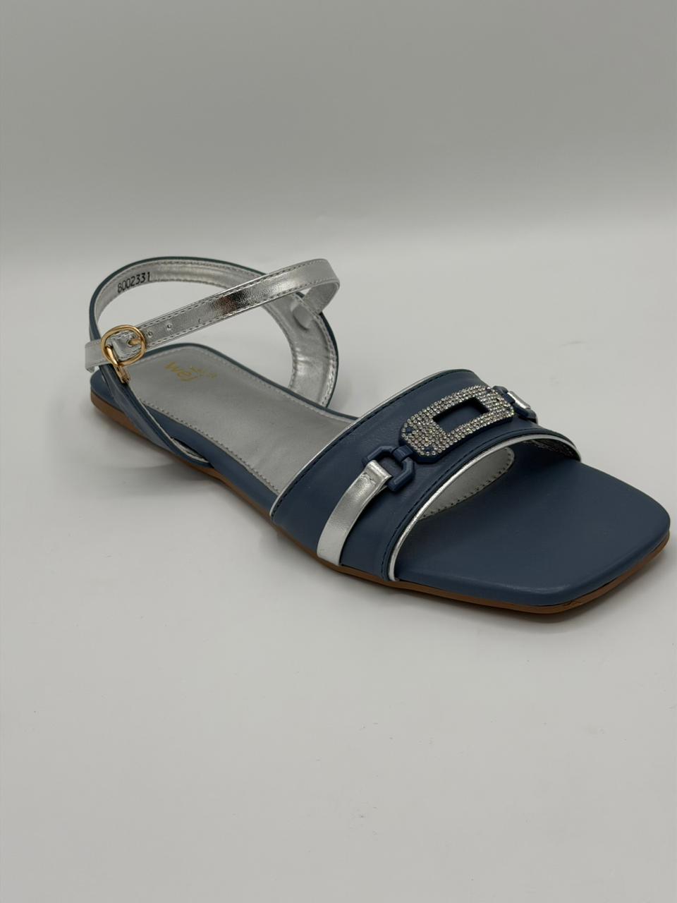 Women & Girls Flat Sandals — Crystal Buckle