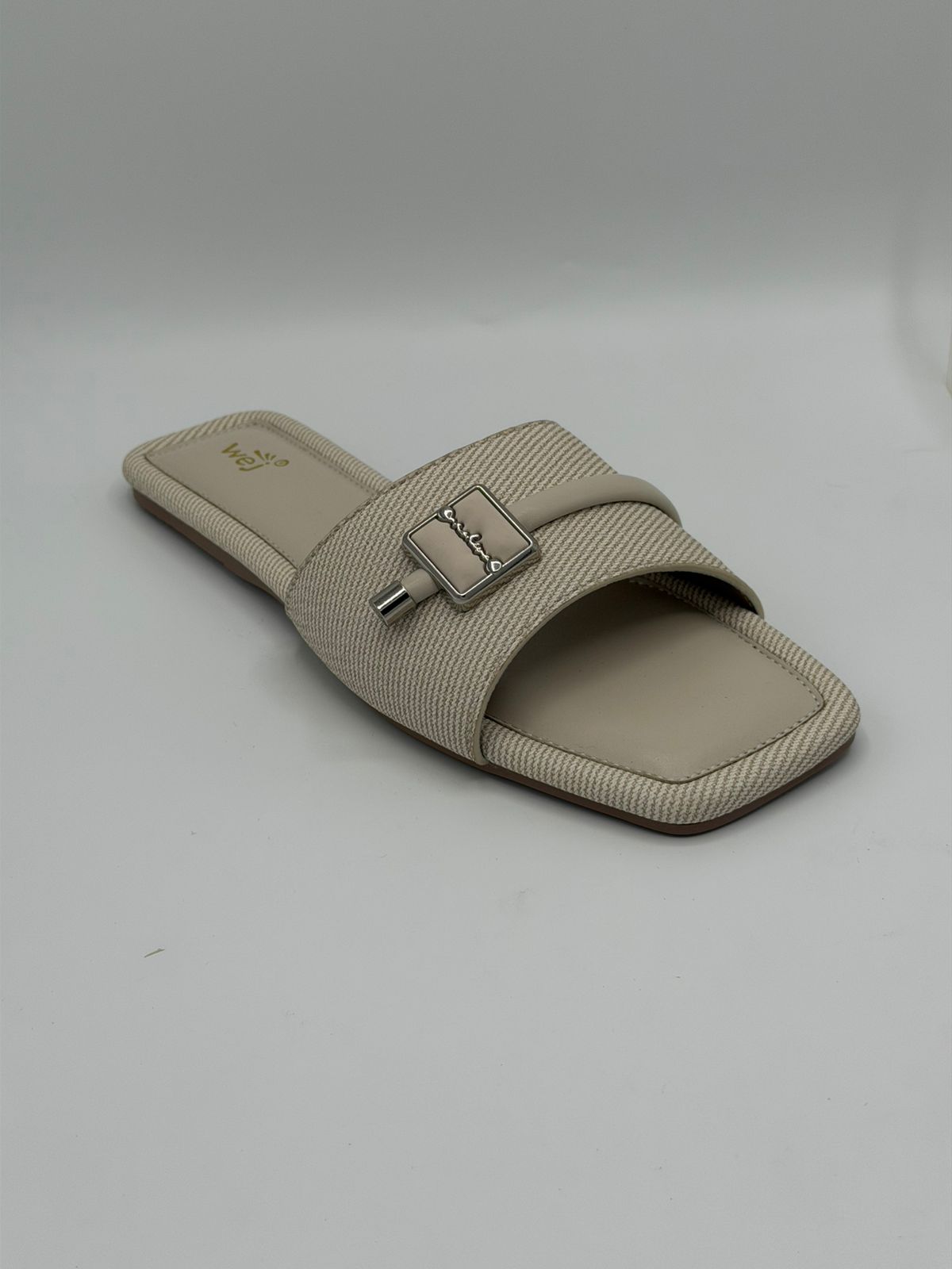 Buckle Strap Slide Sandals