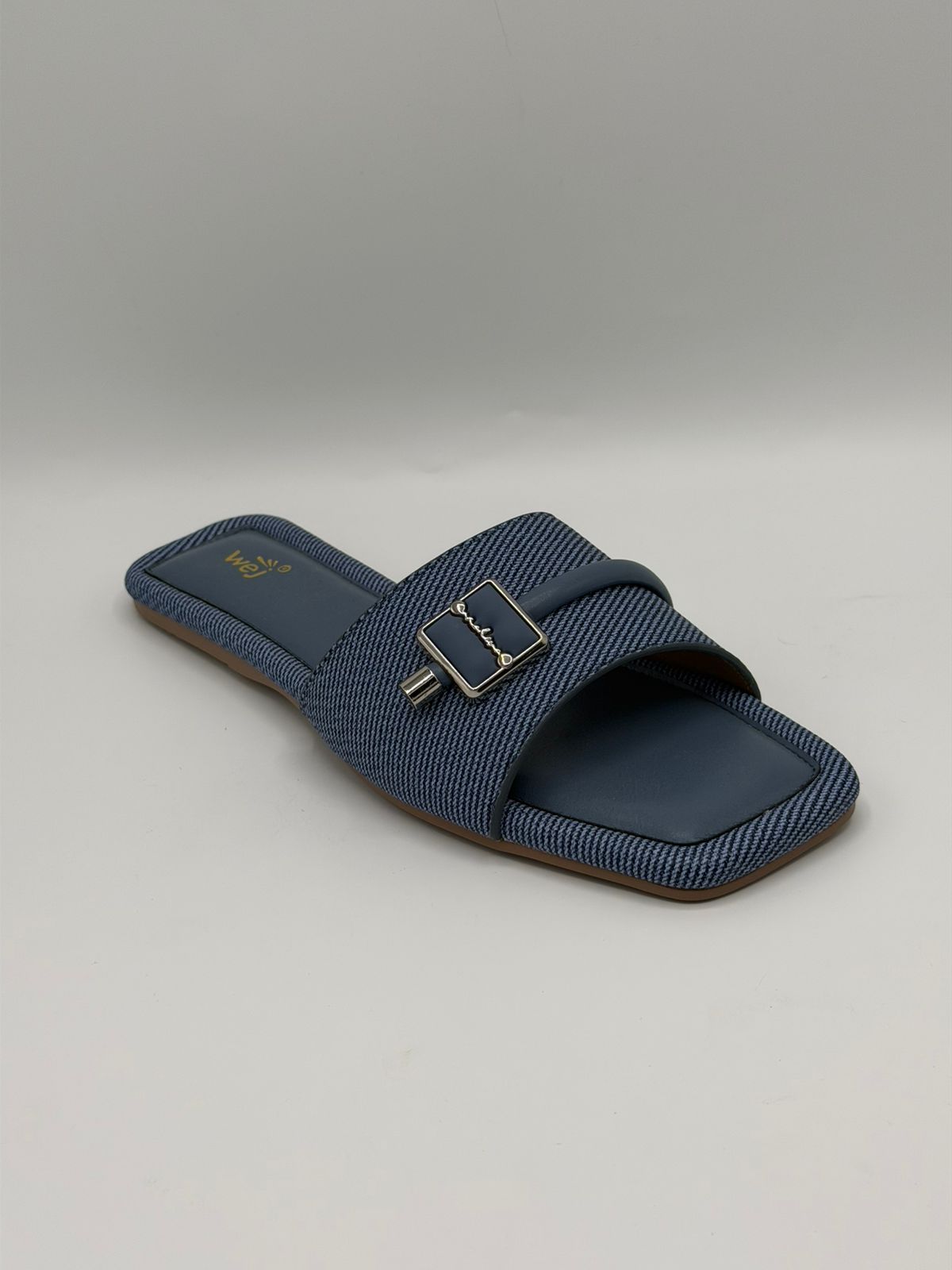 Buckle Strap Slide Sandals