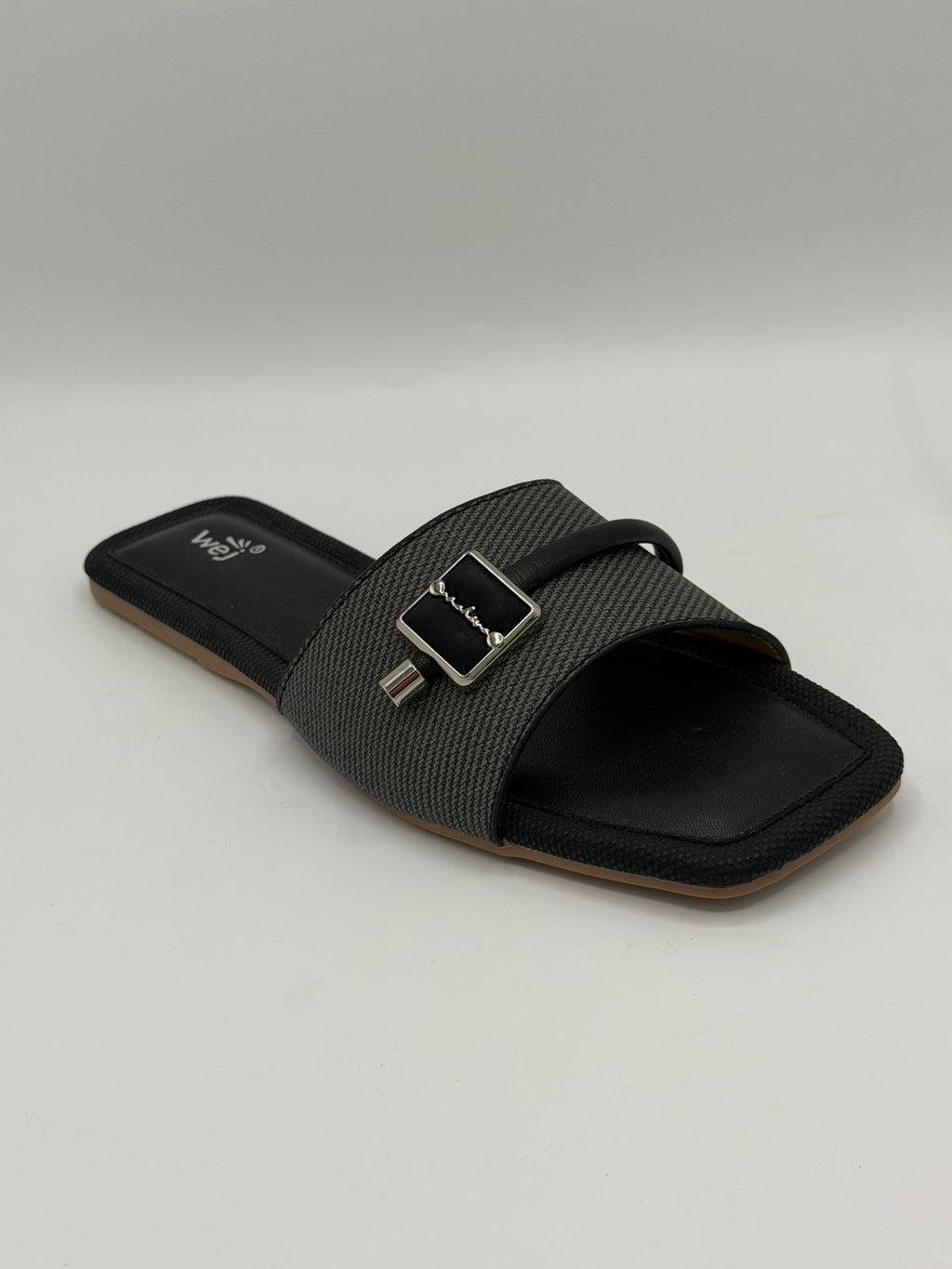 Buckle Strap Slide Sandals