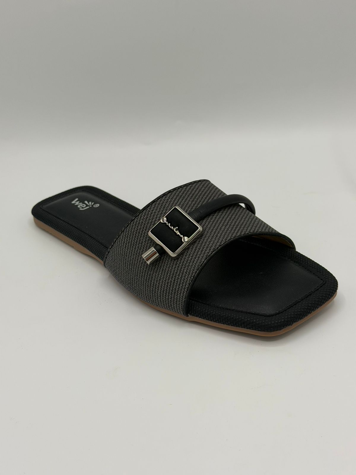 Buckle Strap Slide Sandals