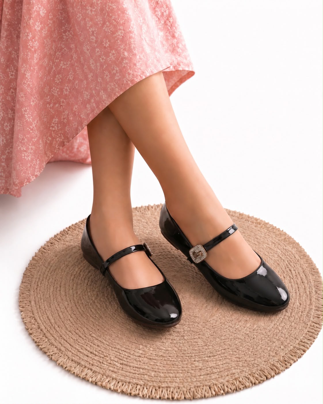 Crystal Strap Mary Jane Inayat Shoes