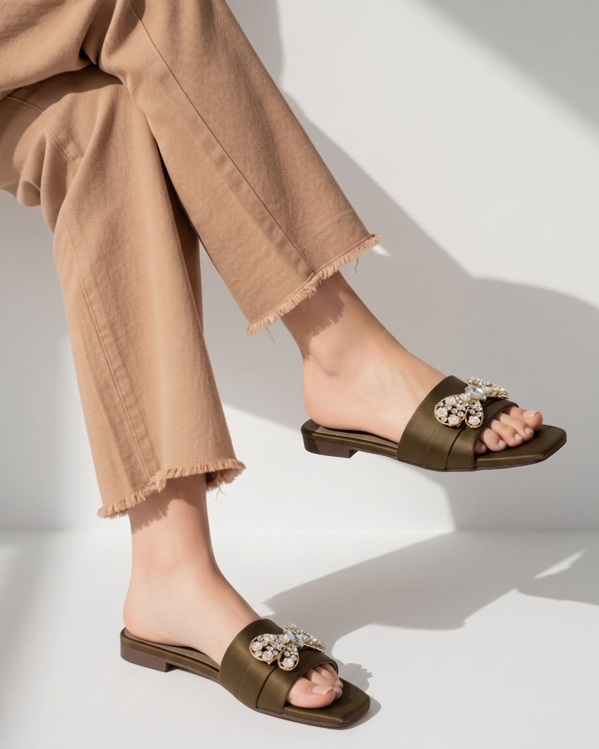 Butterfly Brooch Slide Inayat Shoes